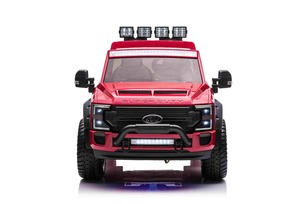 Electric Ride-On Toy Car Duty 24V red, Two-seater, 4X4 drive with high-performance 24V Engines and s