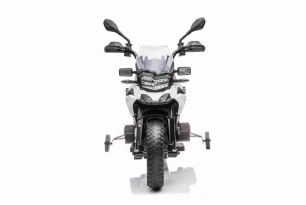 Electric Motorbike BMW F850 GS, Licensed, 12V battery, EVA soft wheels, 2 x 35W Engines, LED Lights,