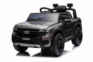 Electric Ride-on car FORD 707 12V, Grey, Leather seat, 2.4 GHz remote control, Bluetooth / USB Input