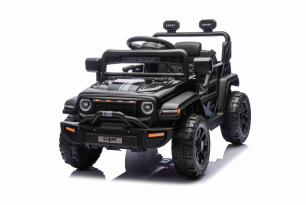Electric car for children OFFROAD NEW with rear-wheel drive, black, Lithium battery, High chassis, W