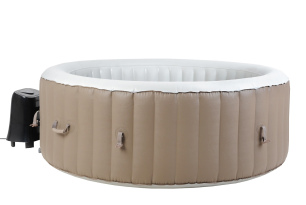 BeneoSpa NEU Tragbarer Aufblasbarer Whirlpool, Braune-Weiße Blubberblase, Jacuzzi