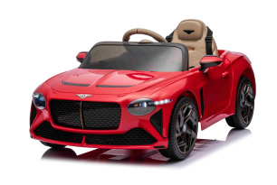 Electric Ride-on car Bentley Bacalar 12V, red, Doors opening upwards, 2.4 GHz remote control, LED li