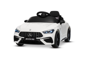 Electric Ride-on car Mercedes CLE 12V with rear-wheel drive, white, Single seater, Lithium battery, 