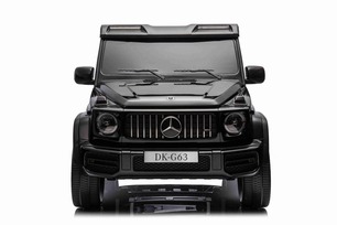 Electric Ride-on car Mercedes-Benz G63 AMG 4x4² Two-seater 12V, black, MP3 Player with USB/AUX input