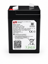 Acumulator cu litiu 7,2 V / 2,5 Ah