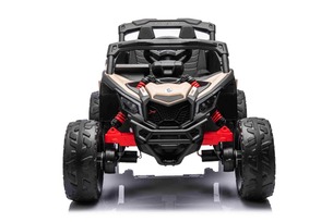 Electric Ride-on car Can-am Maverick One-seater with 4X4 drive, Black, Independent suspension, 2.4 G