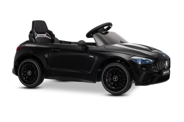 Electric Ride-on car Mercedes CLE 12V with rear-wheel drive, black, Single seater, Lithium battery, 