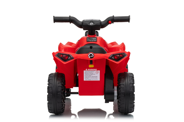 Licencovaná dětská elektrická mini čtyřkolka 25 W | Can-Am Renegade | Lithiový akumulátor 7,2 V | Červená