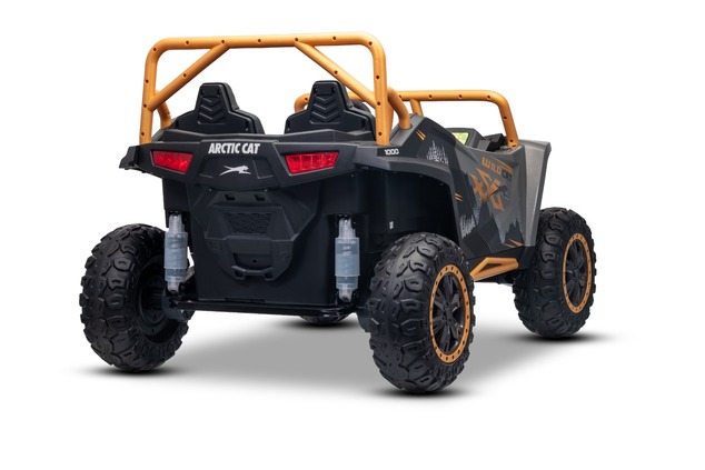 Electric Ride-on buggy Artic CAT XXL 4x4 24V, gray, two-seater, Soft EVA wheels, Powerful engines, L