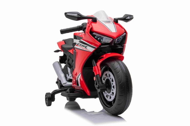 Electric Motorbike HONDA CBR 1000RR, Licensed, 12V battery, Leatherette seat, Plastic wheels, 30W En