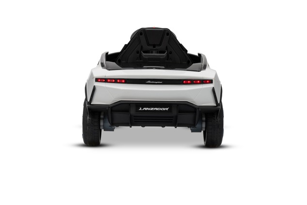 Electric Ride-on Car Lamborghini Lanzador 12V with rear-wheel drive, licensed (Single seater), white