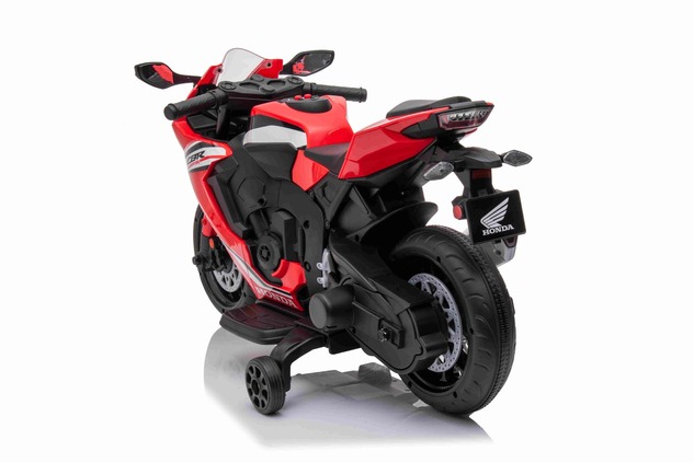 Electric Motorbike HONDA CBR 1000RR, Licensed, 12V battery, Leatherette seat, Plastic wheels, 30W En