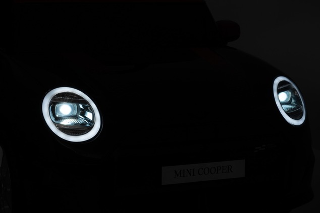 Electric Ride-on car Mini Cooper 12V, green, MP3 Player with USB and Bluetooth connection, 2.4 GHz r