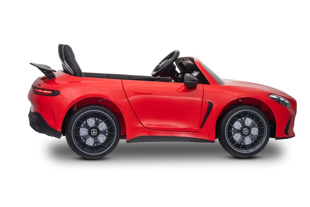 Electric Ride-on car Mercedes GT63 AMG 24V with 4x4 drive, red, Two-seater, Adjustable driver's seat