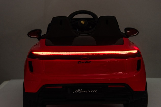 Electric Ride-on car Porsche Macan 12V Licensed with rear-wheel drive (Single seat), red, Lithium ba