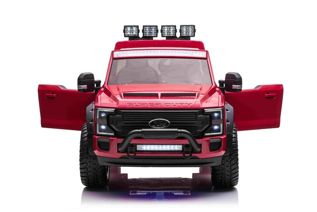 Electric Ride-On Toy Car Duty 24V red, Two-seater, 4X4 drive with high-performance 24V Engines and s