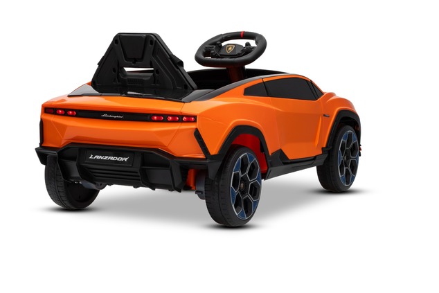 Electric Ride-on Car Lamborghini Lanzador 12V with rear-wheel drive, licensed (Single seater), orang