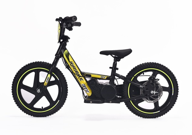 Children's electric balancer RIRIBIKE RTX6 24V (16"), yellow, Lithium battery, 250W motor, Disc brak