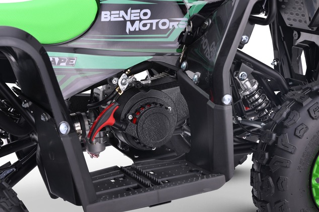 Kids Petrol Pocket Quad 49cc | Beneo Motors Escape Green | Ages 4+ | Speed Limiter