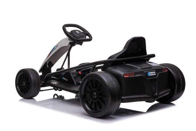 Drift Kart DRIFT-CAR 24V, Red, Smooth Drift wheels, 2 x 350W Motor, Drift mode at 13 Km / h, 24V Bat