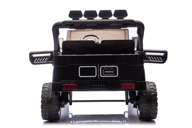 Electric Ride-on car Toyota FJ Cruiser XXL with 4x4 drive, licensed (Two-seater), black, Portable li