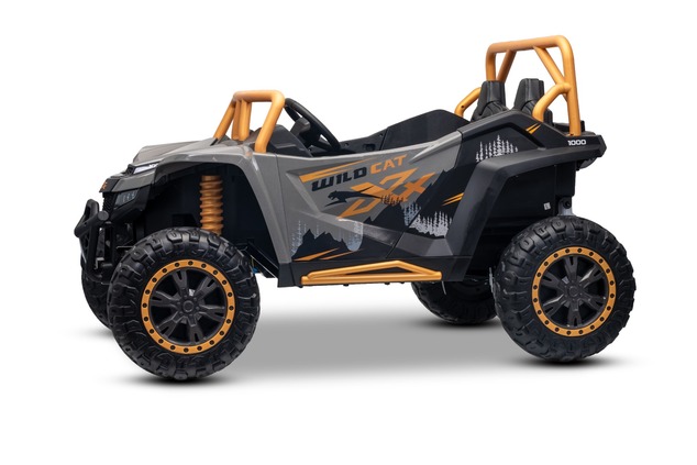 Electric Ride-on buggy Artic CAT XXL 4x4 24V, gray, two-seater, Soft EVA wheels, Powerful engines, L