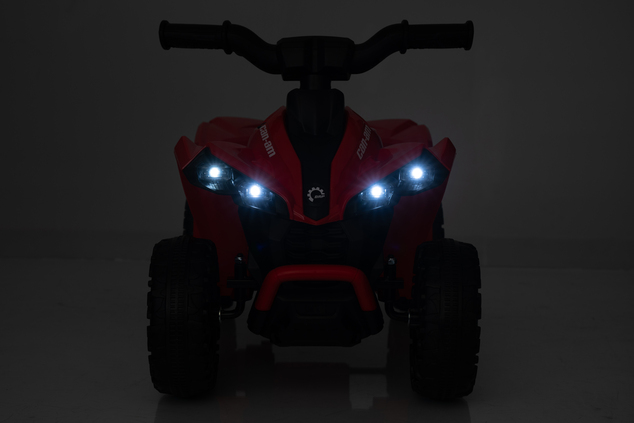 Licencovaná dětská elektrická mini čtyřkolka 25 W | Can-Am Renegade | Lithiový akumulátor 7,2 V | Červená