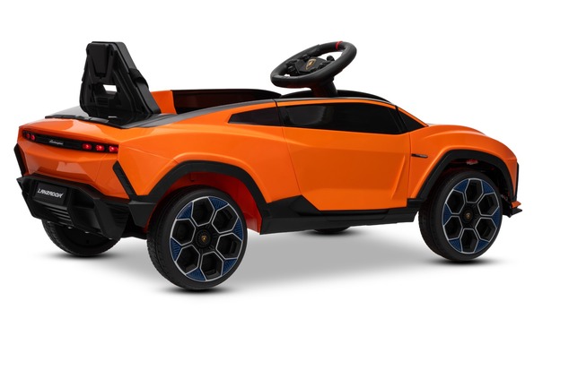 Electric Ride-on Car Lamborghini Lanzador 12V with rear-wheel drive, licensed (Single seater), orang