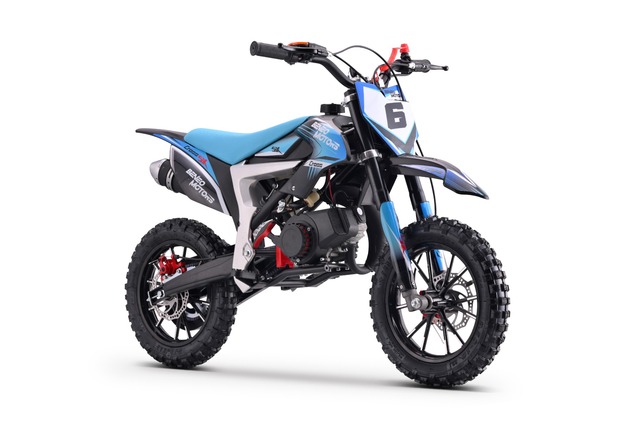Kids Petrol Dirt Bike 50cc | Beneo Motors CROSS SX Blue | Ages 4–8 | Speed Limiter