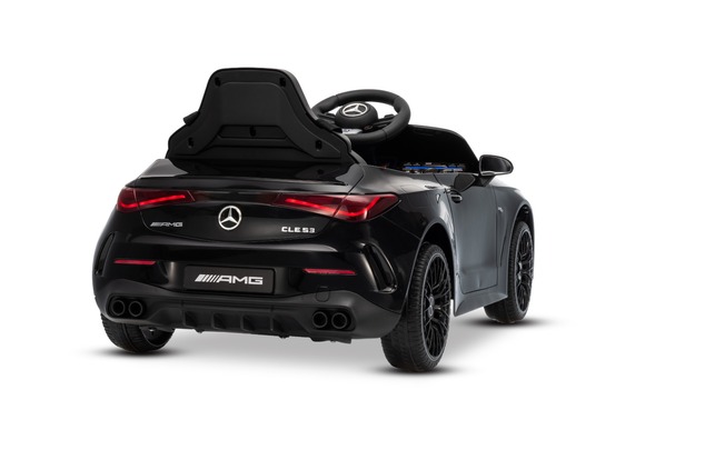 Electric Ride-on car Mercedes CLE 12V with rear-wheel drive, black, Single seater, Lithium battery, 