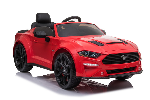 Drift electric ride-on car Ford Mustang 24V, red, Smooth Drift wheels, 2 x 25000 rpm Engines, Drift