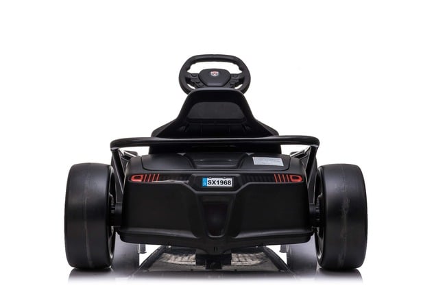 Drift Kart DRIFT-CAR 24V, Red, Smooth Drift wheels, 2 x 350W Motor, Drift mode at 13 Km / h, 24V Bat