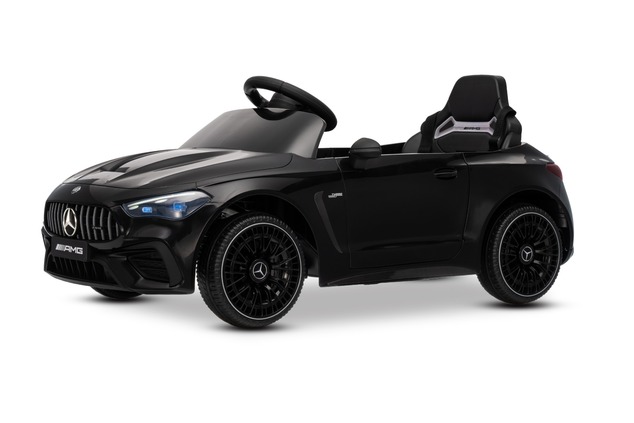 Electric Ride-on car Mercedes CLE 12V with rear-wheel drive, black, Single seater, Lithium battery, 