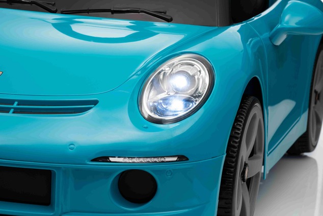 Electric Ride-on car RUF GT 12V, blue, Opening doors, 2.4 GHz remote control, LED lights front and r