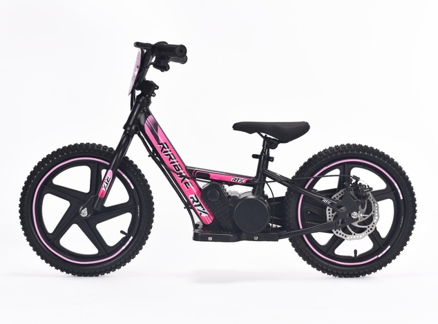 Children's electric balancer RIRIBIKE RTX6 24V (16"), pink, Lithium battery, 250W motor, Disc brake,