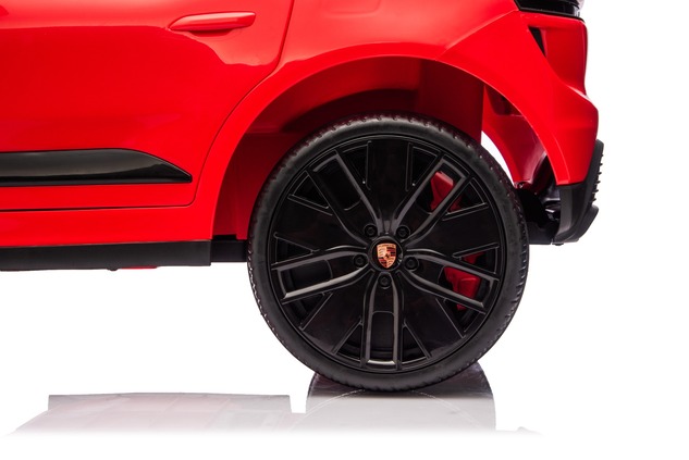 Electric Ride-on car Porsche Macan 12V Licensed with rear-wheel drive (Single seat), red, Lithium ba