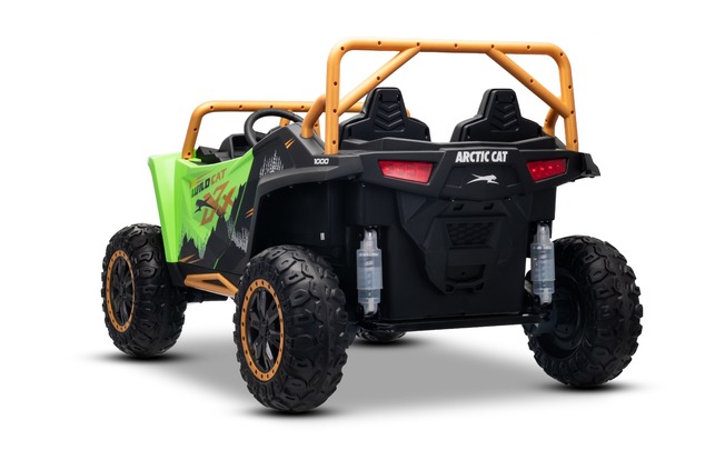 Electric Ride-on buggy Artic CAT XXL 4x4 24V, green, two-seater, Soft EVA wheels, Powerful engines, 