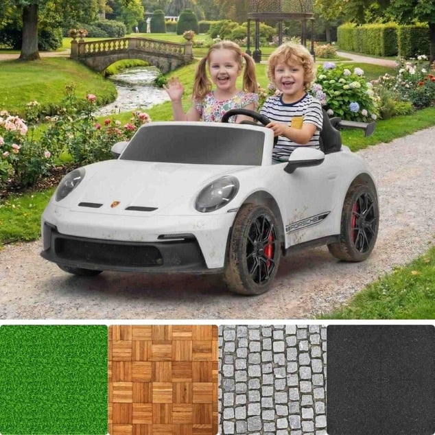 Kids Electric Ride-On Porsche 911 GT3 24V 4x4 | Licensed | Beneo Motors | 2 Seater | Lithium Battery