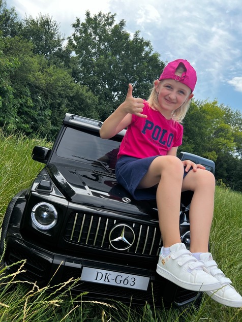 Electric Ride-on car Mercedes-Benz G63 AMG 4x4² Two-seater 12V, red, MP3 Player with USB/AUX input,