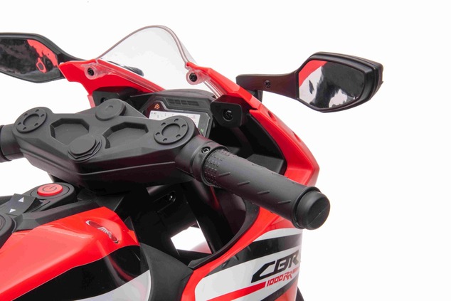 Electric Motorbike HONDA CBR 1000RR, Licensed, 12V battery, Leatherette seat, Plastic wheels, 30W En