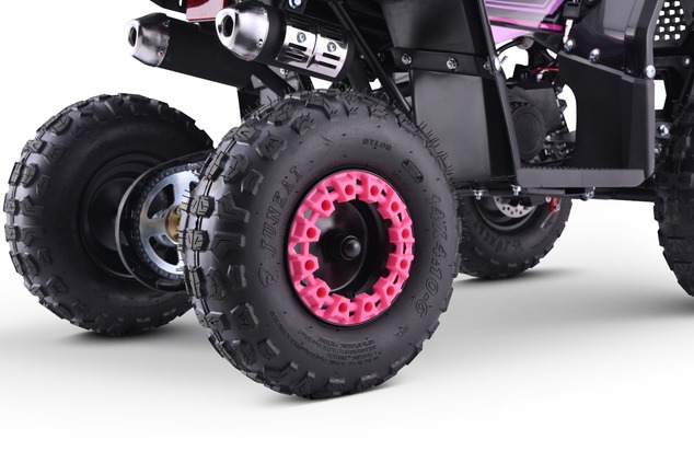 Kids Petrol Pocket Quad 49cc | Beneo Motors Escape Pink | Ages 4+ | Speed Limiter