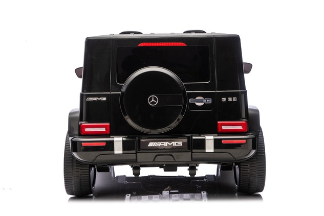 Electric Ride-on car Mercedes-Benz G63 AMG 4x4 Two-seater 24V, black, MP3 Player with USB/AUX and Bl
