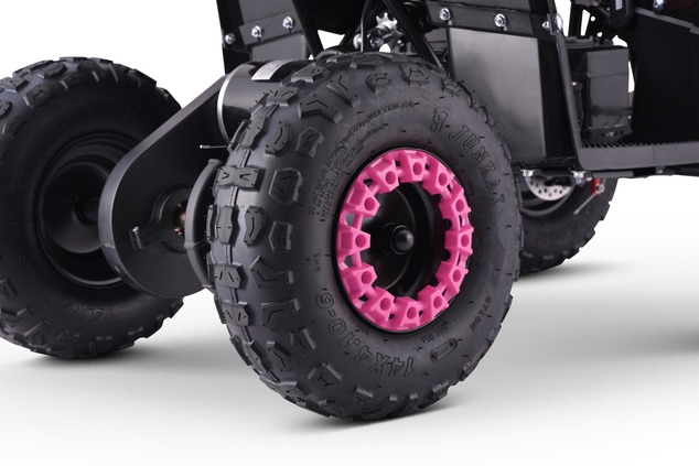 Kids Electric Mini Quad 800W | Beneo Motors Escape Pink | Ages 4+ | 3-Speed Limiter