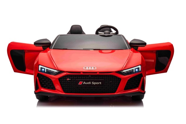 Elektrische kinderauto Audi R8 SPYDER 24V | Rode tweezitter | MP3-speler met USB/AUX en Bluetooth | 