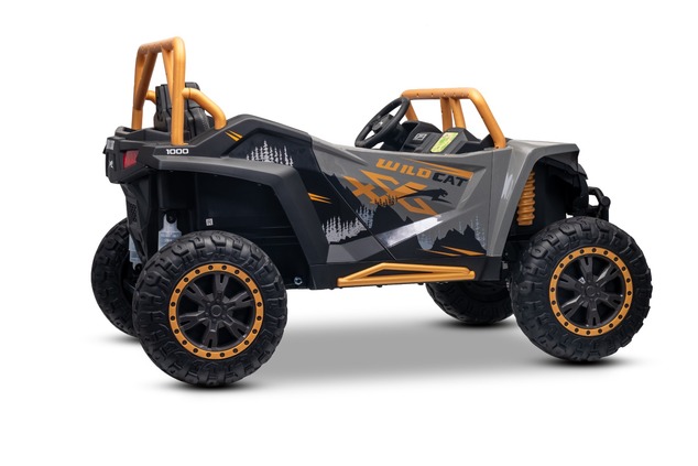 Electric Ride-on buggy Artic CAT XXL 4x4 24V, gray, two-seater, Soft EVA wheels, Powerful engines, L
