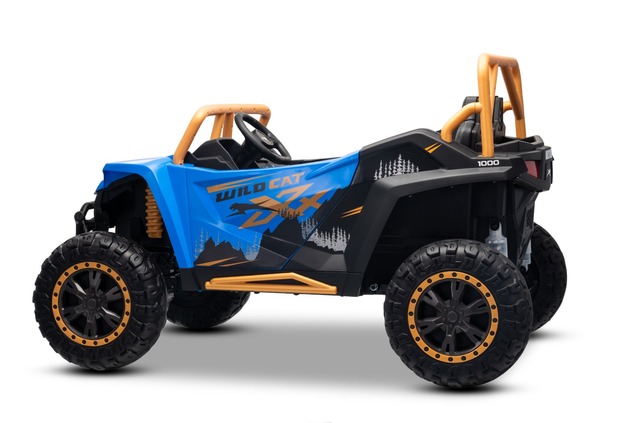 Electric Ride-on buggy Artic CAT XXL 4x4 24V, blue, two-seater, Soft EVA wheels, Powerful engines, L