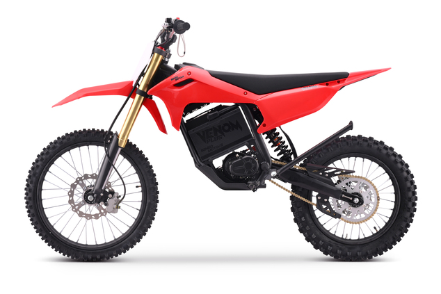 Elektrický motokros 8000 W | Beneo Motors VENOM PLUS | Červený | 72 V | 88 km/h