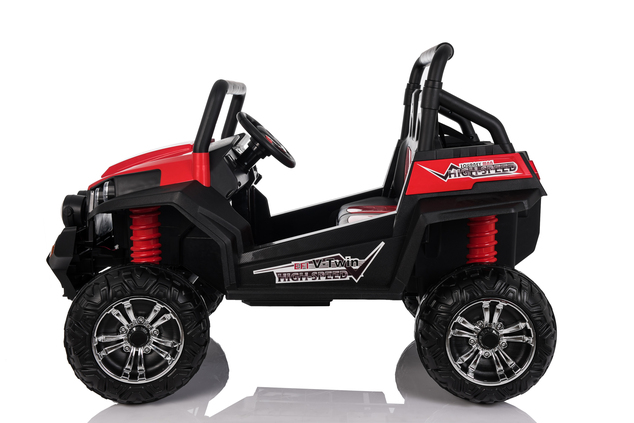 Electric Ride-On Toy Car RSX Red - 2.4Ghz, buggy 2X 12V/7Ah, 4 X MOTOR, remote control, two-seats in