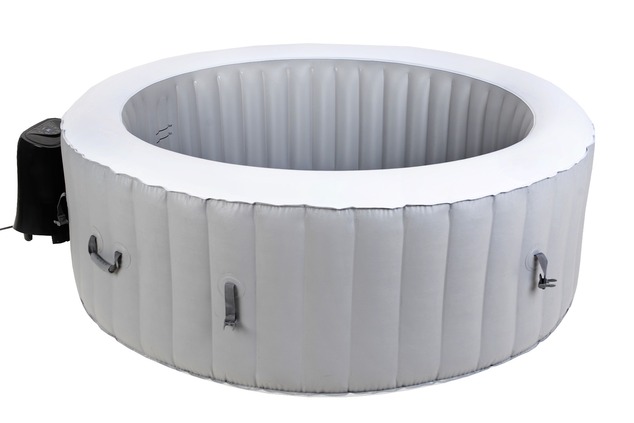 BeneoSpa NEW Portable Inflatable Bubble Spa, Hot Tube, Jacuzzi, Grey