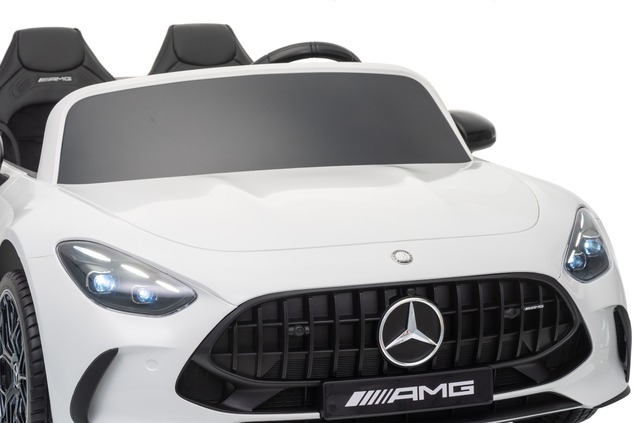 Electric Ride-on car Mercedes GT63 AMG 24V with 4x4 drive, yellow, Two-seater, Adjustable driver's s